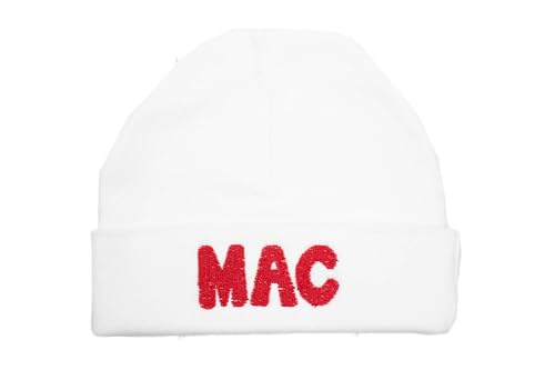 Personalized Baby Boy Beanie Hat with Royal Embroidery Coming Home Gift