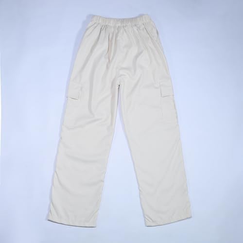 Girls Cargo Jogger Pants High Waist Streetwear