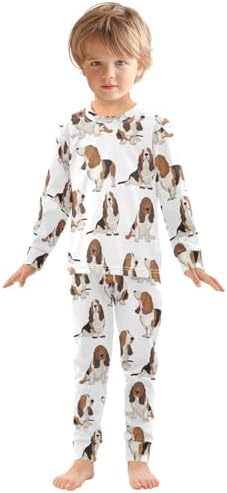 WIFIU Pajama Set - Soft Cotton Spandex Sleepwear for Kids 18M-8Y