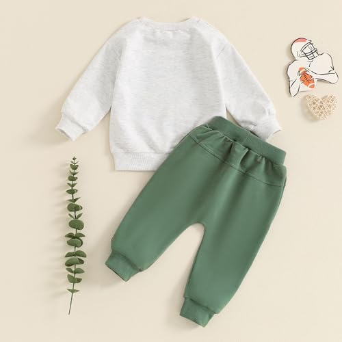 Baorji Toddler Fall Outfit Set with Eagle Letter Print