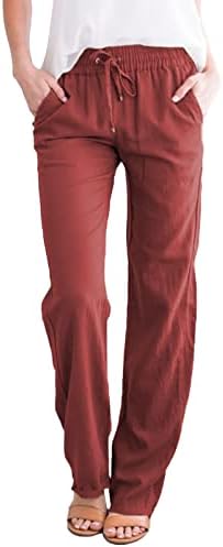 Womens Winter Warm Fleece Joggers Pants with Pockets High Waisted Flare