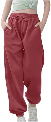 AOREUGL Boys Girls Sad sweatpants casual preppy pants 10-12 years