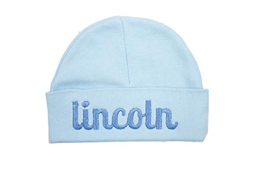 Personalized Baby Boy Beanie Hat withRoyal Thread