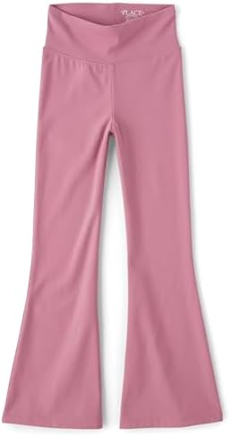 Soft stretchable The Childrens Place Girls Flare Legging Pant