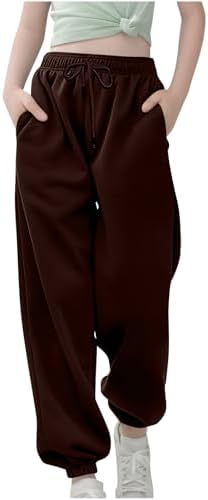 2025 Trendy Preppy Sweatpants for Girls