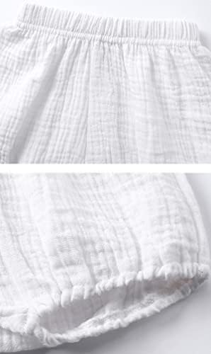 Symunnia 2-Piece Cotton Bloomers for Toddler Girls - Soft lifetime and Fash