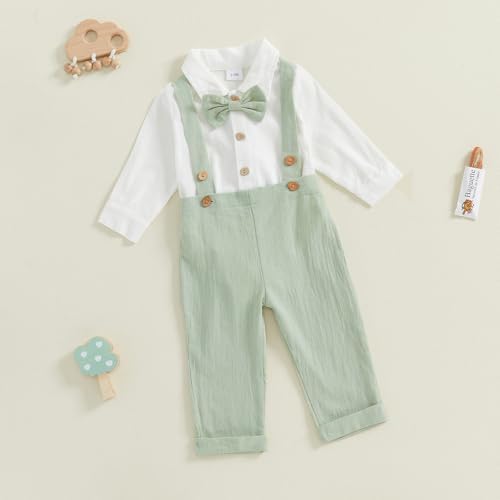 MABABY Baby Boy Romper Set