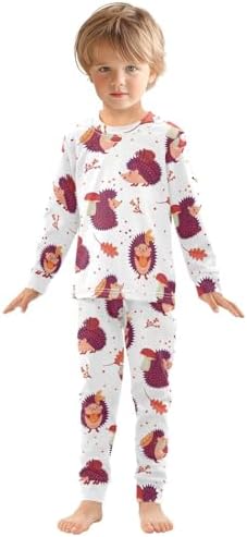 Eco-Friendly Long-Sleeve Pajama Set for Kids