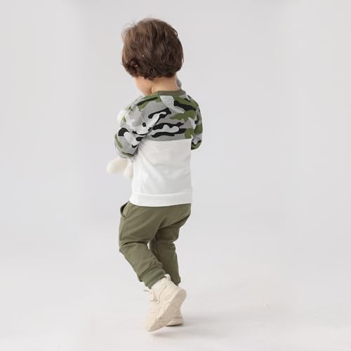Cute Toddler Boys Sweater Pants Set 3-3T