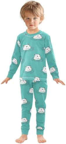 Premium Soft Cotton Pajama Sets for Girls 2-Piece Long Sleeve Sleepwear