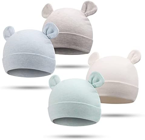 Snug Bear Ear Baby Hat for 0-6 Months