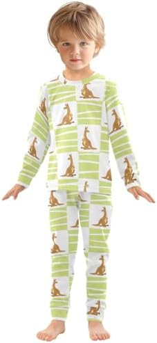 WIFIU Pajama Set Long Sleeve Top and Pants