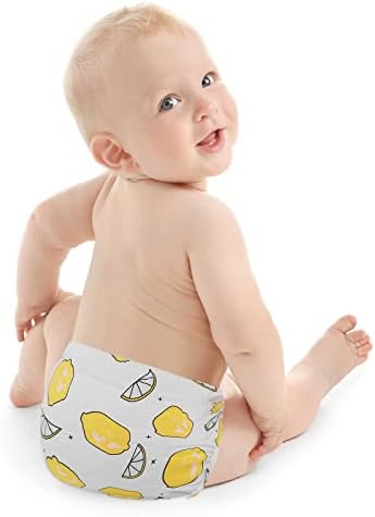 Cute Baby Diaper Covers for Girls - 4 Piece Set with Ruffle Design