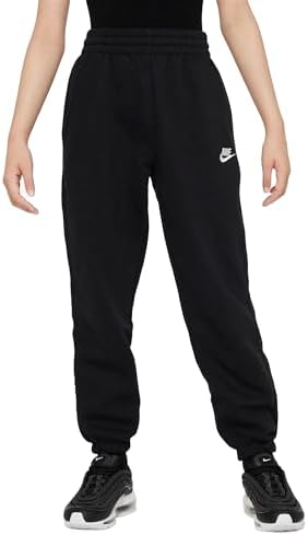Nike Girls Sportswear Club Fleece Loose Pants Stay Cozy Style-Defying