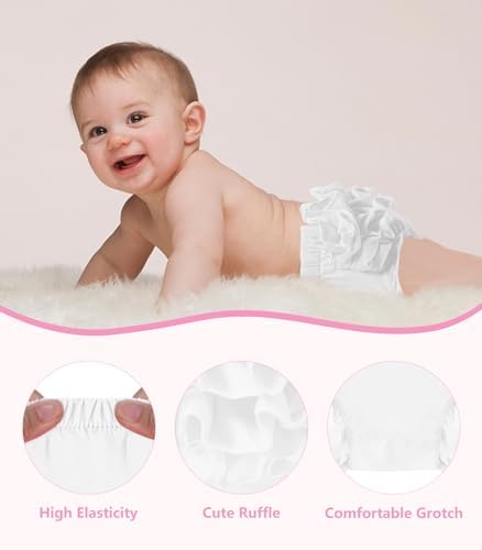 Ormark Baby Bloomers Diaper Covers for Girls 1
