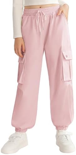 Ninobebe Girls Cargo Jogger Pants