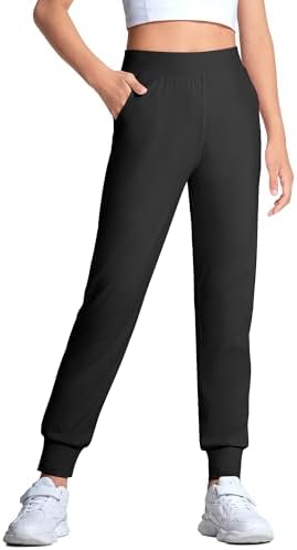 HASMES Girls Joggers Comfortable Durable - Ages 6-14