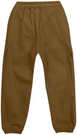 Generic Trendy Cargo Pants for Girls Elastic