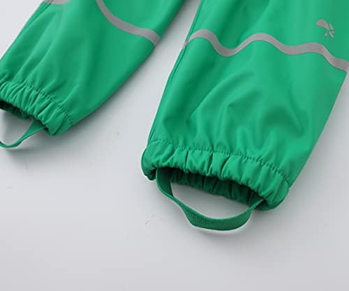 Stain-Resistant Reflective Rainpants for Kids