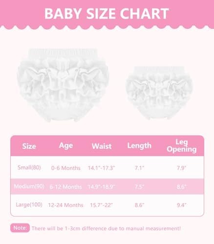 Ormark Baby Bloomers Diaper Covers for Girls 1