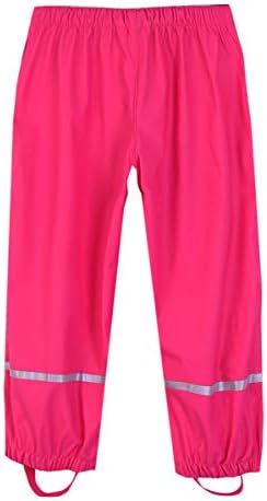 Hiheart Boys Girls Waterproof rain pants - Durable Stylish Stay Dry
