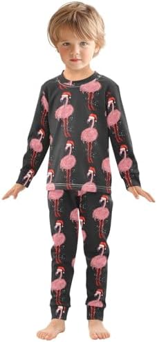 Luxurious Soft Cotton Pajama Set for Girls 18M-8Y Lightweight Cute Sleepwear