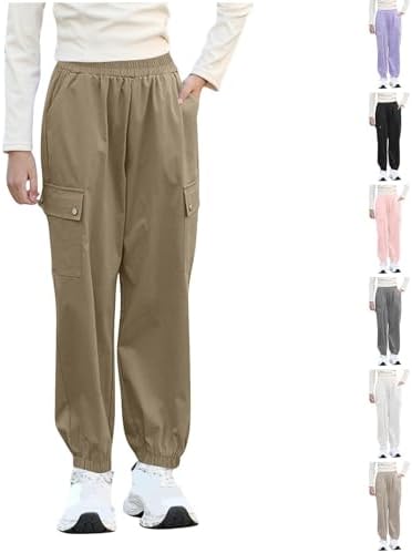 Girls Summer Loose Elastic Waist Sweatpants