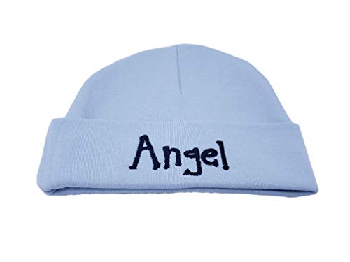 Personalized Beanie Hat for New Baby Boys with Royal Thread embroidery