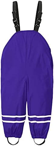 Waterproof Toddler Rain Bib Mud-Resistant Reflective - Perfect for Outdoor Play