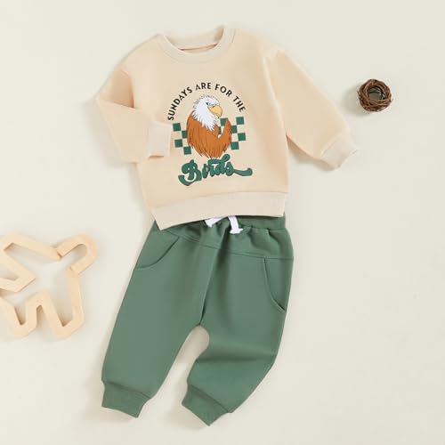 Sundays Are for the Birds - Toddler Boys Outfit Set