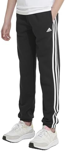 ADIDAS Girls Cotton Fleece Joggers Stretch Comfort and Style