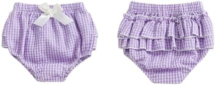 Exploded Unisex Bloomers Soft Comfy Gingham Plaid for Baby Boys Girls