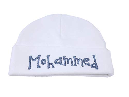 Personalized Baby Boy Beanie Hat with Coming Home Outfit