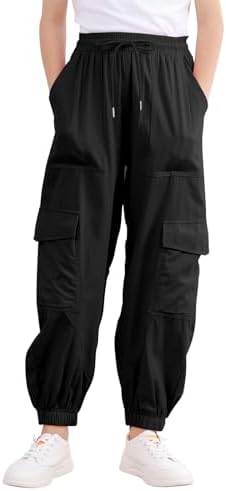 High-Quality Girls Cargo Joggers