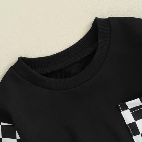 Ursobutegl Color Block Toddler Boys Outfit