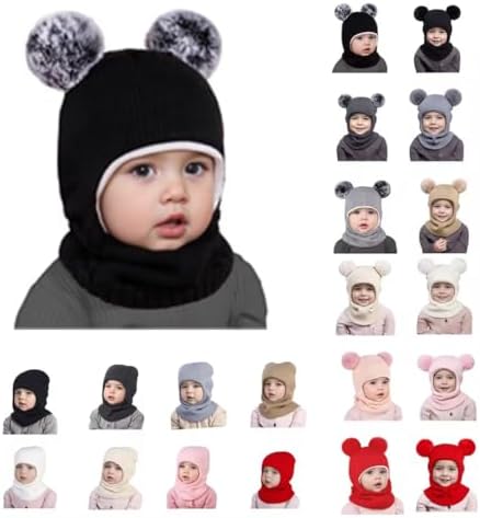 Baby Winter Knit Hat Scarf Set for Toddler