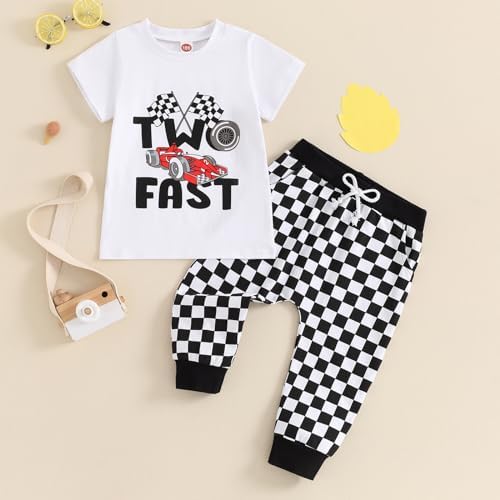Durable Race Car Outfit for Baby Boys
