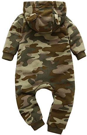 Meufam Baby Camouflage Romper Set