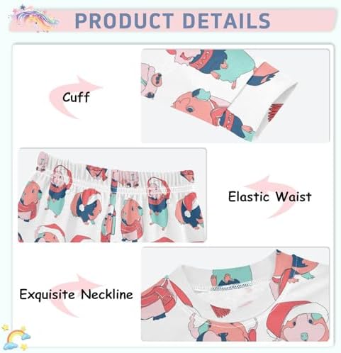 WIFIU Super Comfy and Adorable Pajama Sets for Girls 18M-8Y