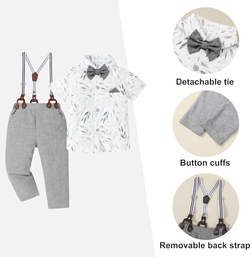 DISAUR Toddler Boy Formal Suit Set for Boys 1-6 Years