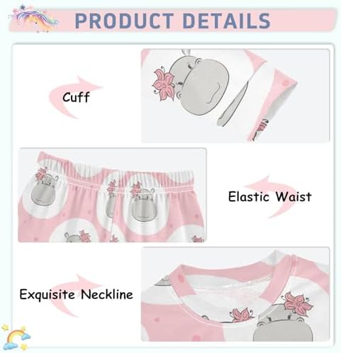 Adorable Long Sleeve Pajama Set for Girls
