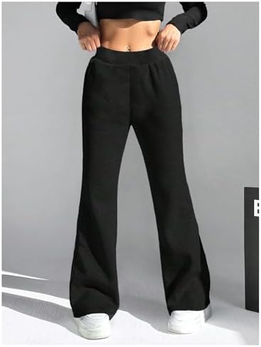Milumia Flared Leg High Waist Joggers