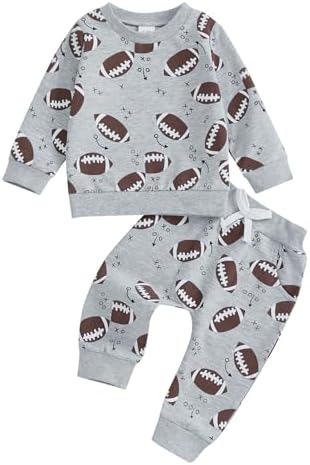 Baby Boys Football Print Set