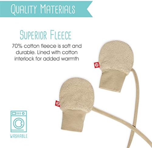 Zutano Baby Boys Fleece Mittens Soft Warm Gloves for Little Hands