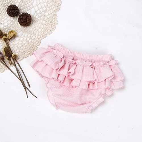 EISHOW 2-Piece Unisex Baby wipes Shorts - Cotton Blend Chiffon Triangle Pattern