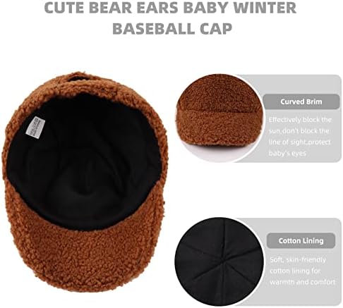 Winter Fleece Baseball Cap for Babies