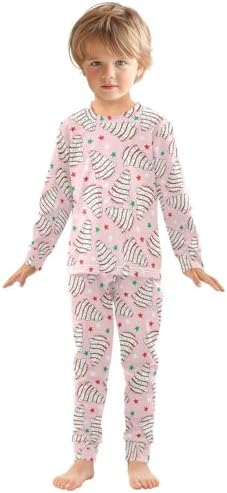 WIFIU Soft Cotton Pajama Set for Kids 2 Piece