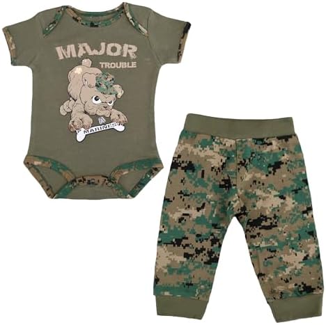 Marine Kids Marine 2 Pc Major Trouble Set