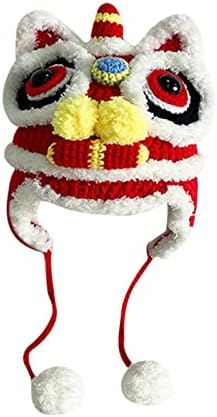 Unique Handmade Traditional Chinese Hat for New Year and Winter