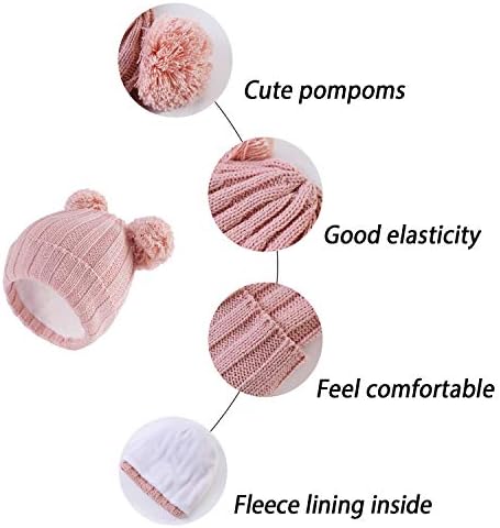 LANGZHEN Winter Knitted Baby Hats